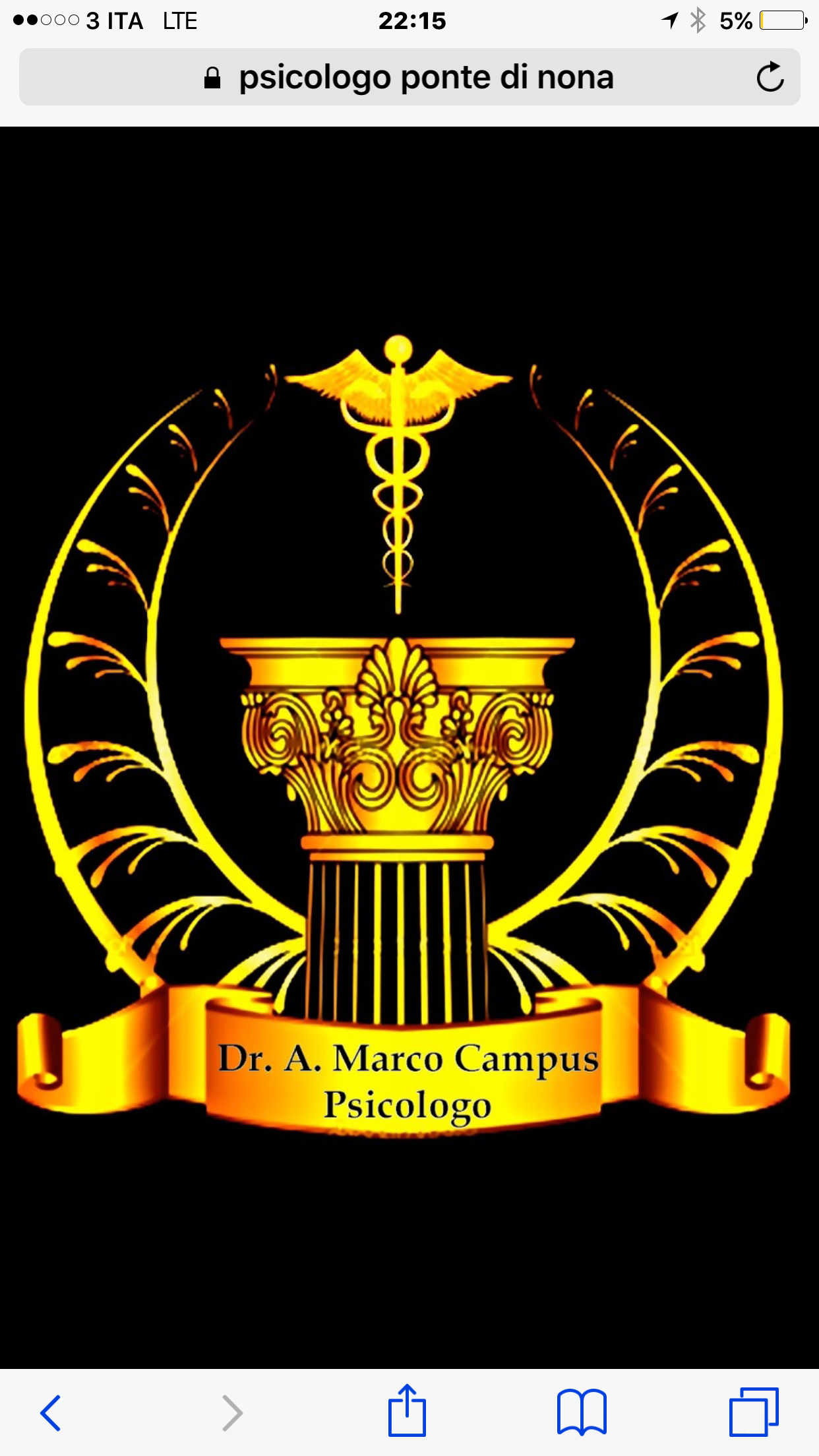 Dottore - dottoressa a Roma (RM) Domicilio Psicologo Ponte di Nona Dr. Antonio Marco Campus